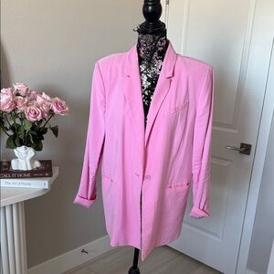 Elegant Pink Women's Blazer